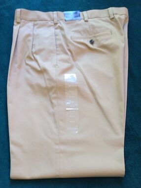 NWT Brooks Brothers Lightweight Advantage Chino Tan Pants 38 - 34